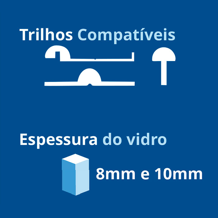 Carrinho para Porta de Correr DCP 1126 - Imagem 4